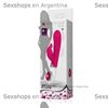 Vibrador con estimulador de clitoris y control mediante VOZ